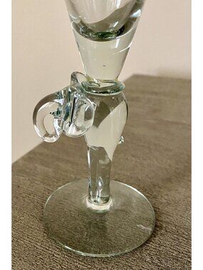 2 Elephant & 2 Hippo Cordial Glasses